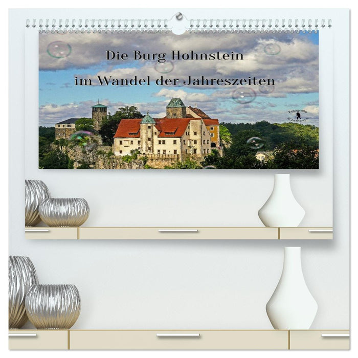 Die Burg Hohnstein im Wandel der Jahreszeiten (CALVENDO Premium Wandkalender 2026)