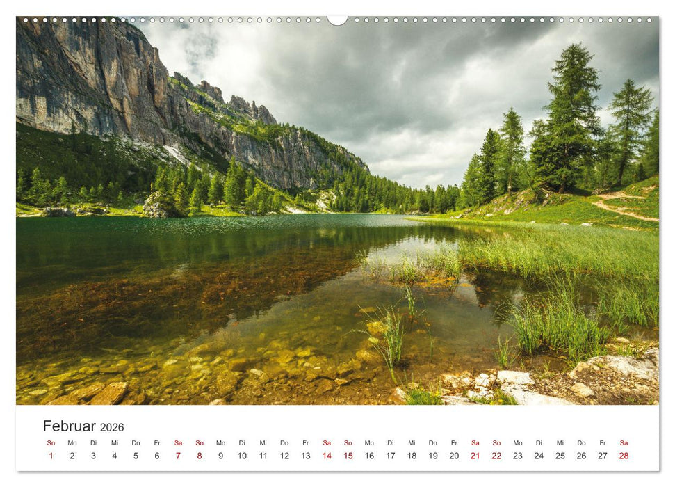 Alpensee - Wunder der Natur (CALVENDO Premium Wandkalender 2026)