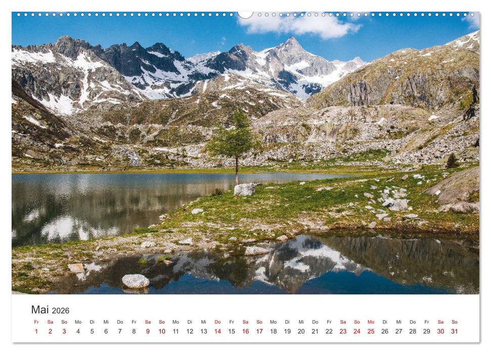 Alpensee - Wunder der Natur (CALVENDO Premium Wandkalender 2026)