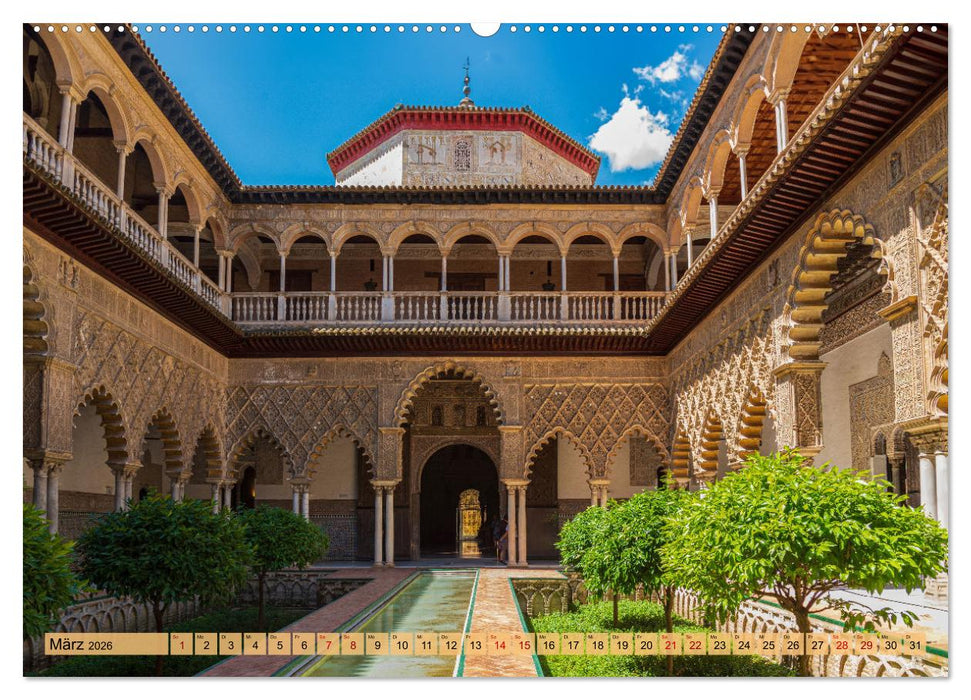 Sevilla - Unterwegs in Spanien (CALVENDO Wandkalender 2026)