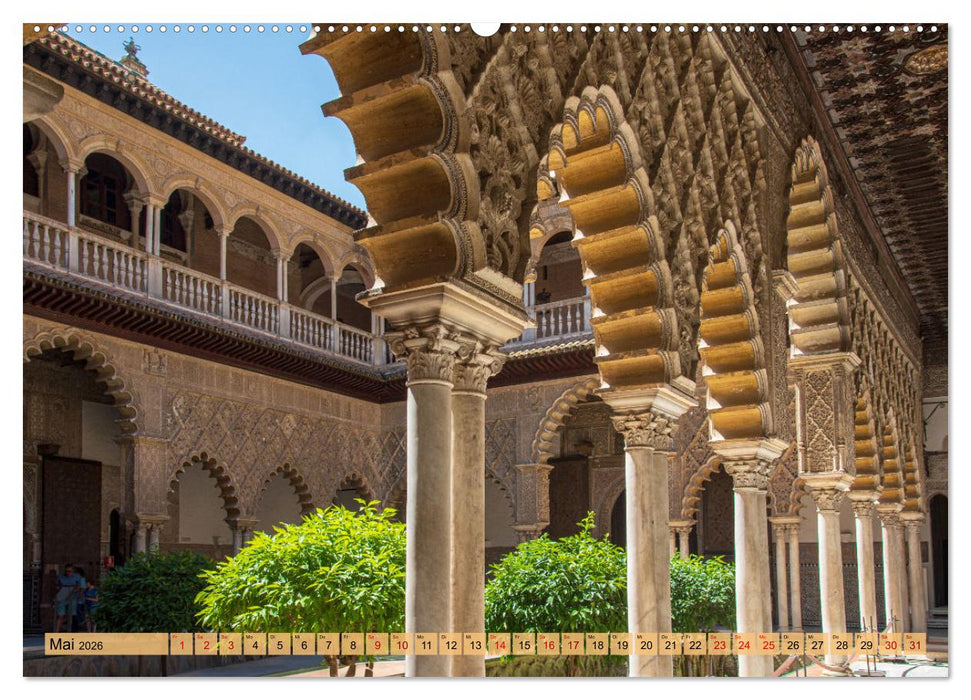 Sevilla - Unterwegs in Spanien (CALVENDO Wandkalender 2026)