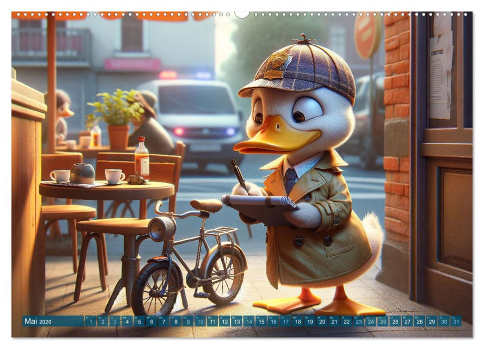 Tierpolizisten - Zwölf Monate, zwölf Abenteuer (CALVENDO Wandkalender 2026)