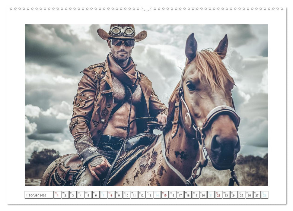 Im Bann des Cowboys (CALVENDO Premium Wandkalender 2026)