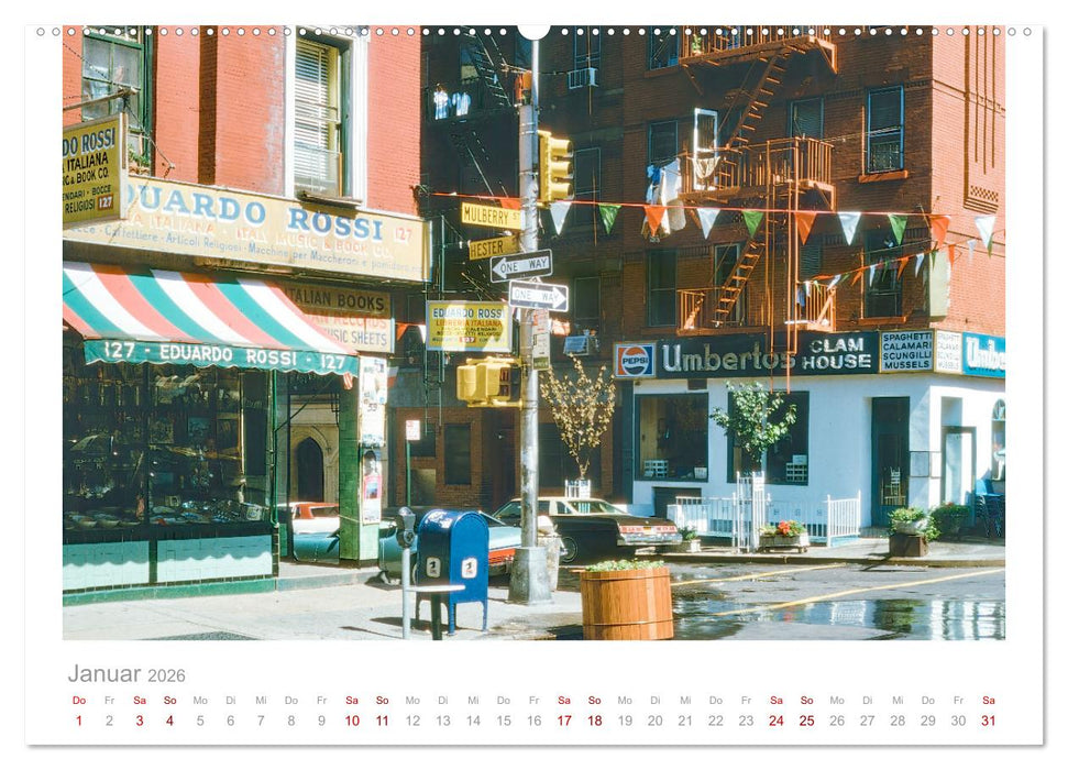 New York in 1975 (CALVENDO Premium Wandkalender 2026)