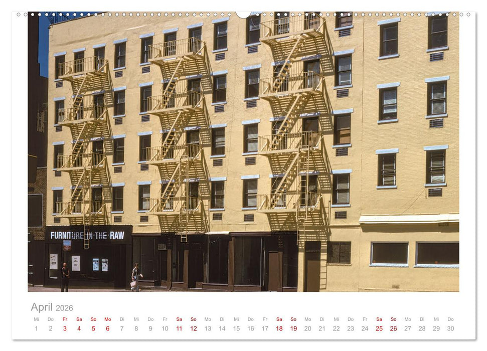 New York in 1975 (CALVENDO Premium Wandkalender 2026)