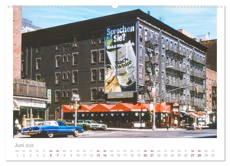 New York in 1975 (CALVENDO Premium Wandkalender 2026)