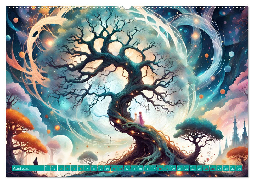 Bäume wie Persönlichkeiten (CALVENDO Premium Wandkalender 2026)