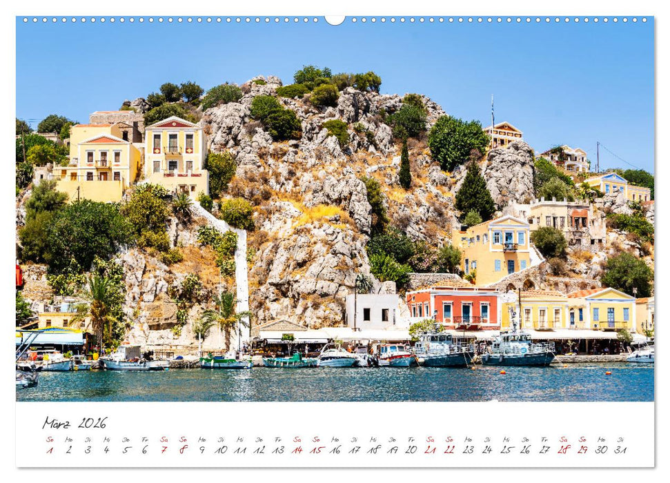 Das bezaubernde Symi (CALVENDO Premium Wandkalender 2026)