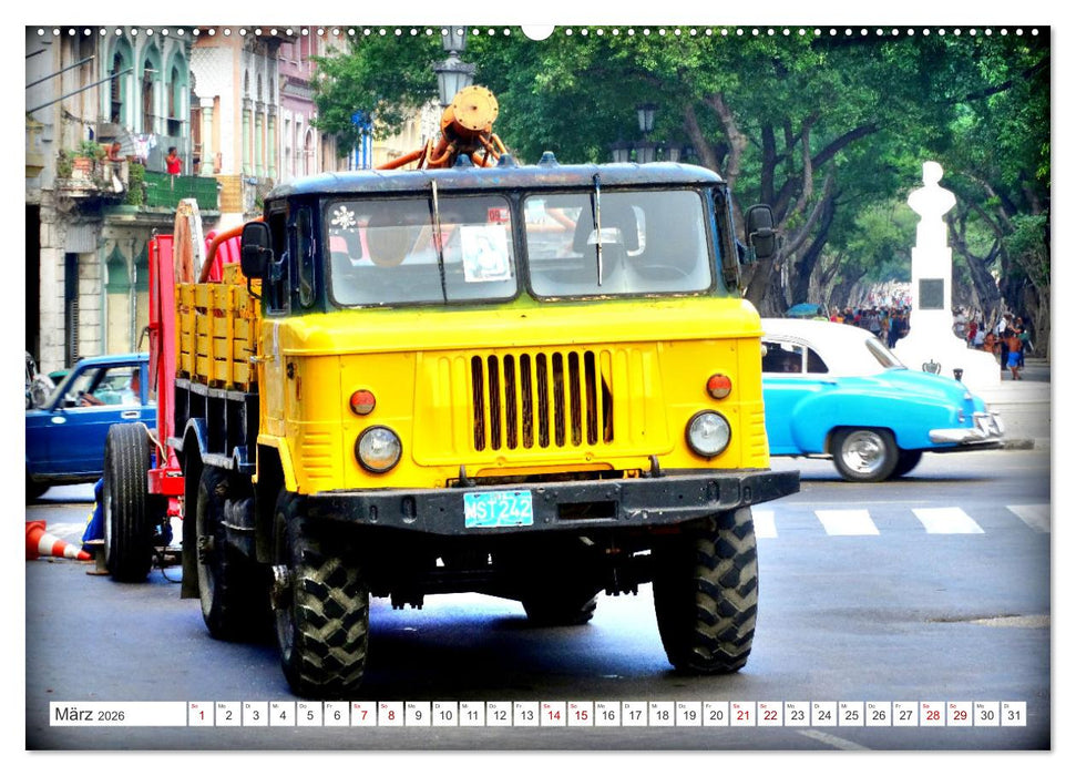 GAZ - LKW-Oldtimer der UdSSR (CALVENDO Wandkalender 2026)