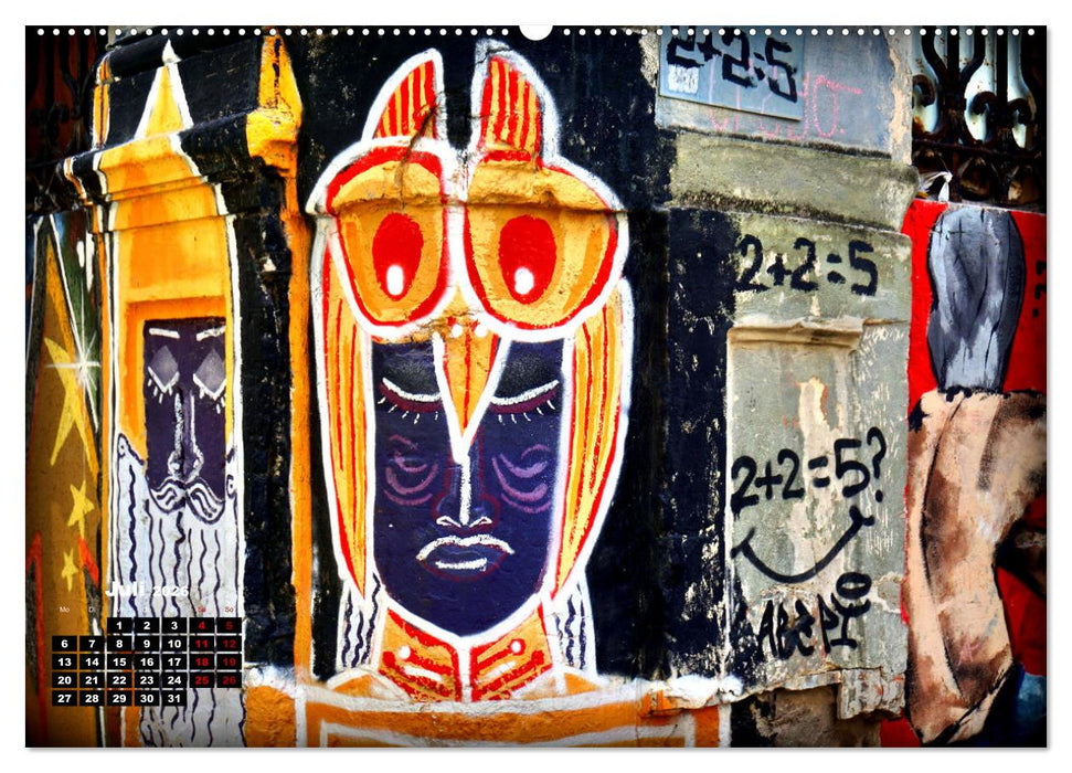 Gesichter Havannas - Street Art in der kubanischen Hauptstadt (CALVENDO Premium Wandkalender 2026)