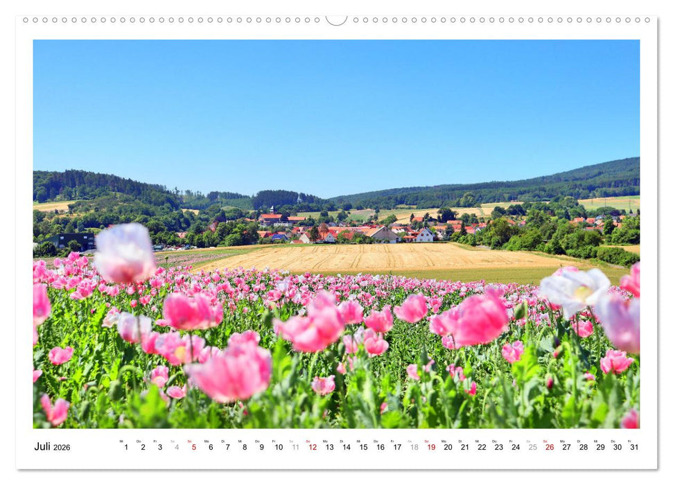 Die Heimat der Frau Holle (CALVENDO Premium Wandkalender 2026)