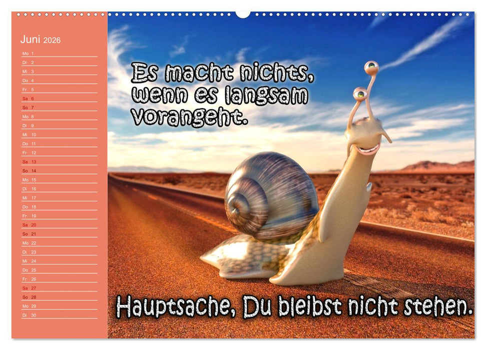 Tierische Toons (CALVENDO Premium Wandkalender 2026)