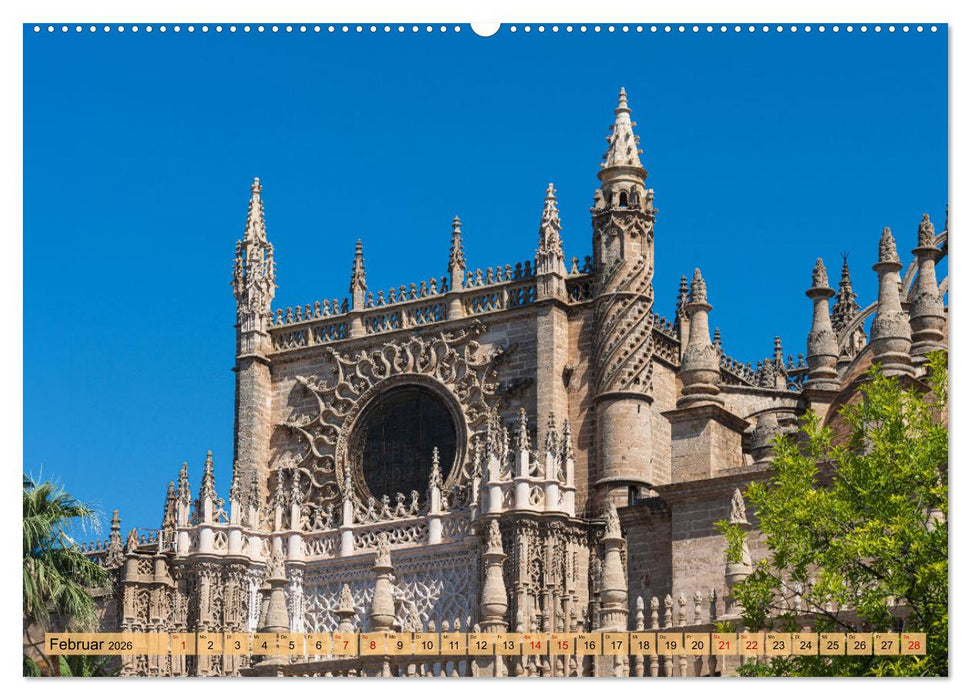 Sevilla - Unterwegs in Spanien (CALVENDO Premium Wandkalender 2026)