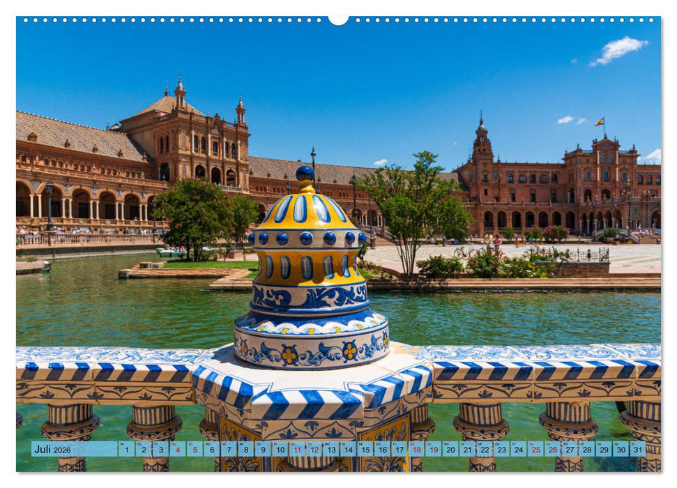 Sevilla - Unterwegs in Spanien (CALVENDO Premium Wandkalender 2026)