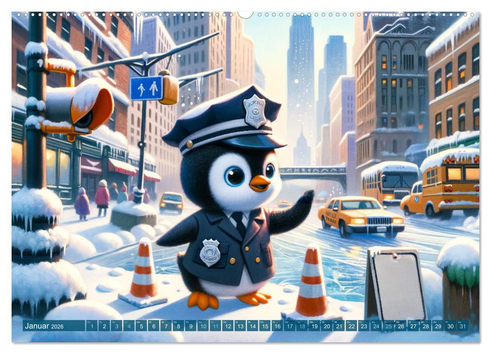 Tierpolizisten - Zwölf Monate, zwölf Abenteuer (CALVENDO Premium Wandkalender 2026)