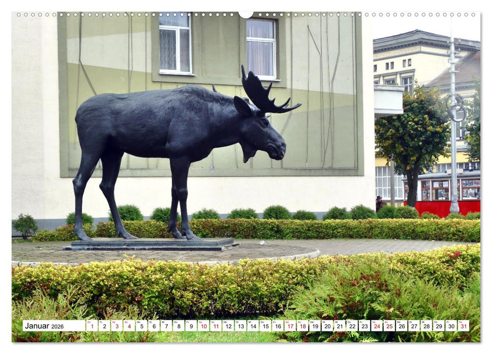Ostpreußens Elche (CALVENDO Premium Wandkalender 2026)