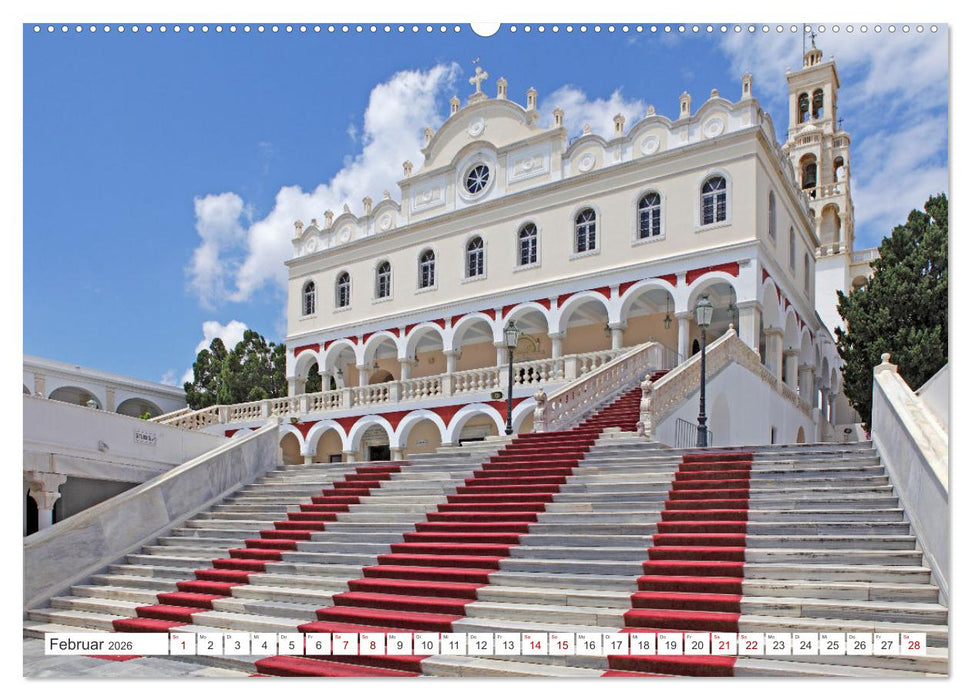 Die Kykladen - Inseln im Ägäischen Meer (CALVENDO Premium Wandkalender 2026)