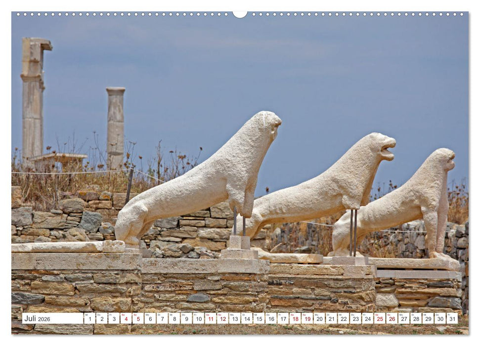 Die Kykladen - Inseln im Ägäischen Meer (CALVENDO Premium Wandkalender 2026)