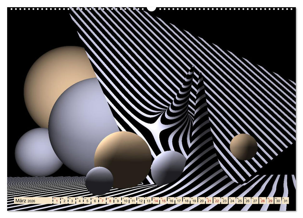 VARIATIONEN in BEIGE (CALVENDO Premium Wandkalender 2026)