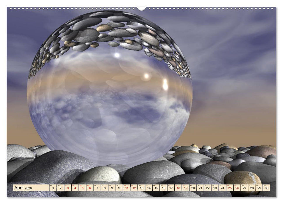 VARIATIONEN in BEIGE (CALVENDO Premium Wandkalender 2026)