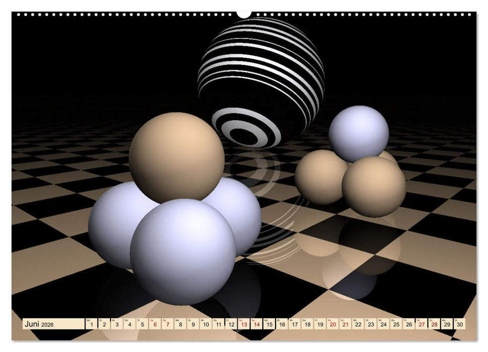 VARIATIONEN in BEIGE (CALVENDO Premium Wandkalender 2026)