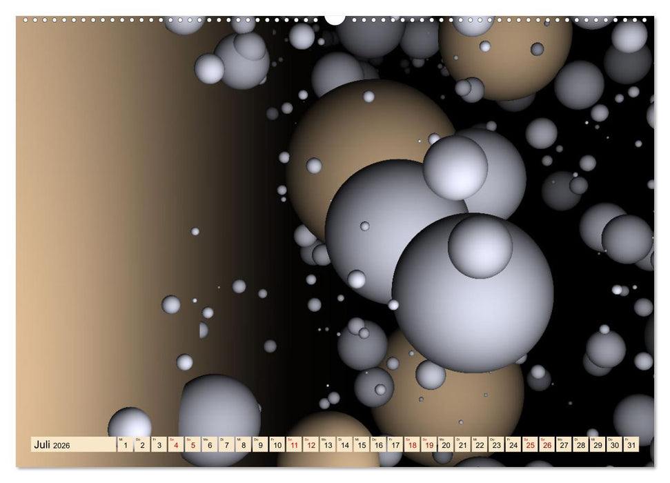 VARIATIONEN in BEIGE (CALVENDO Premium Wandkalender 2026)