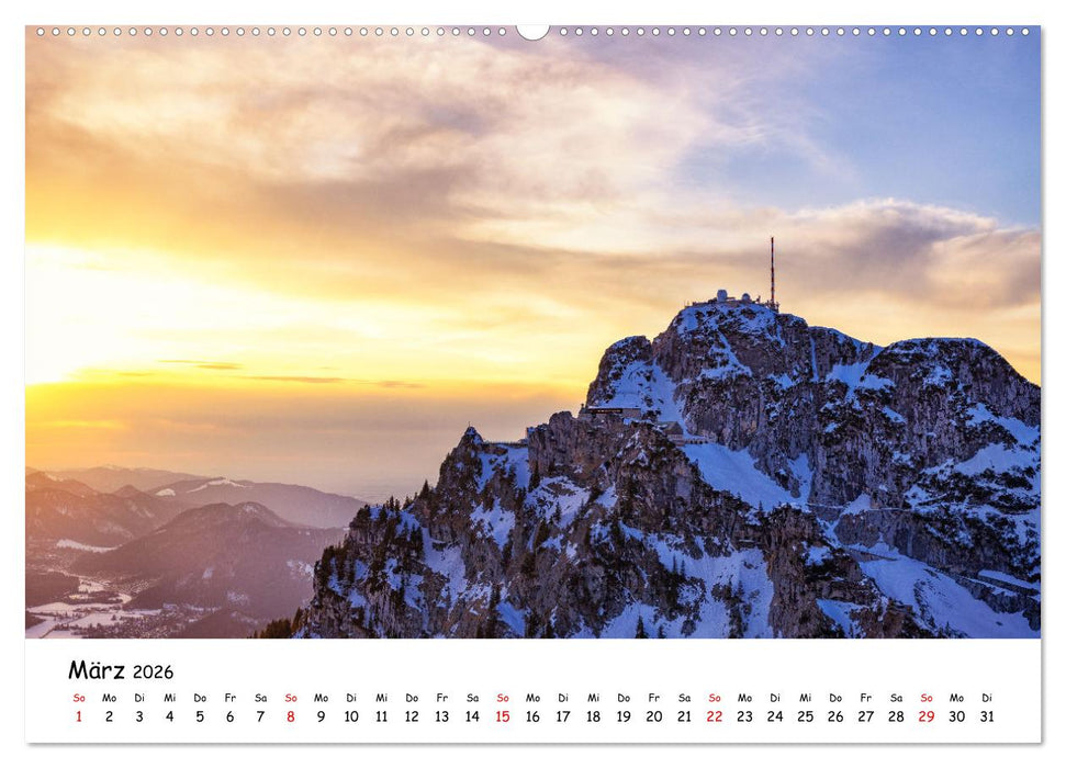 Bayerische Voralpen - traumhafte Perspektiven (CALVENDO Premium Wandkalender 2026)