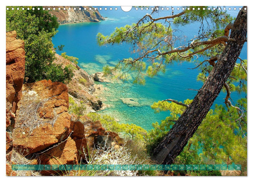 Lykischer Weg - Türkei: Impressionen entlang des Lykischen Wanderweges (CALVENDO Wandkalender 2026)