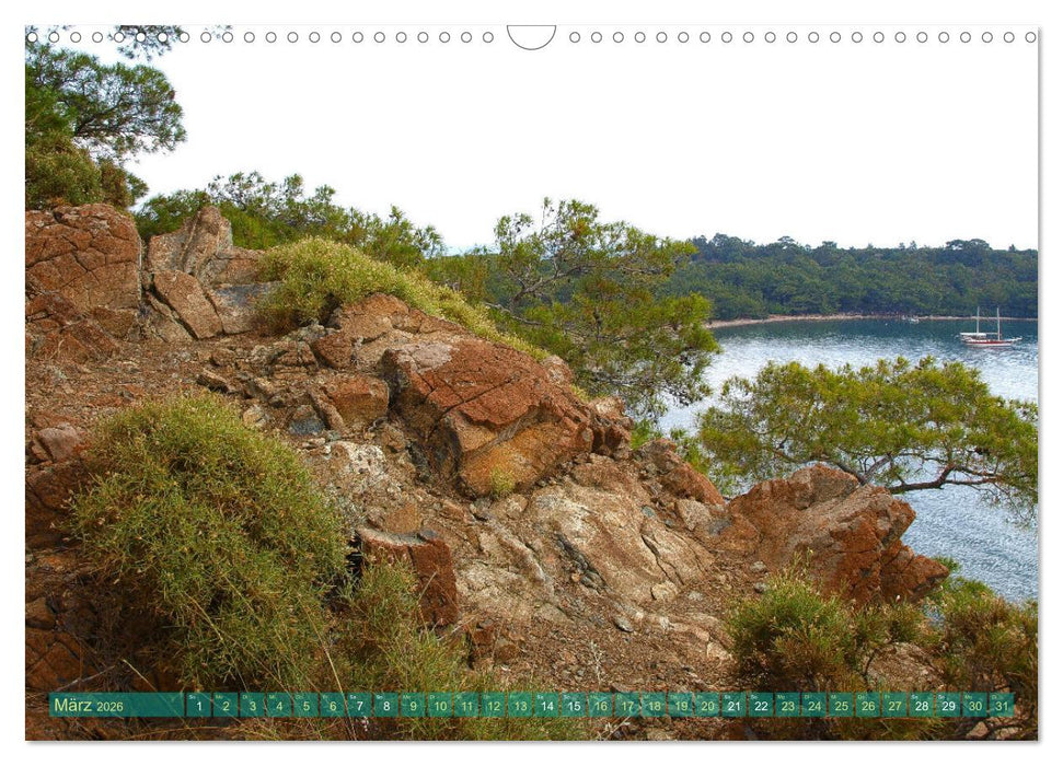 Lykischer Weg - Türkei: Impressionen entlang des Lykischen Wanderweges (CALVENDO Wandkalender 2026)