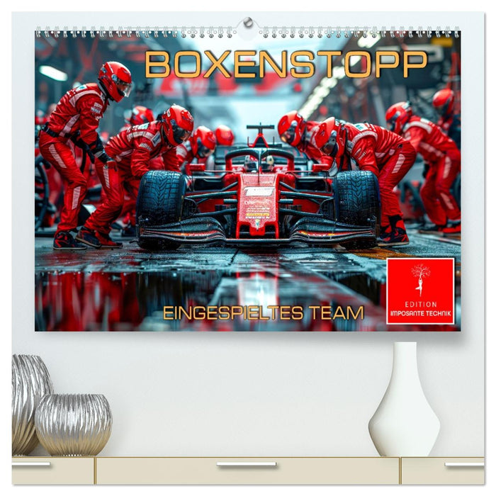 Boxenstopp - eingespieltes Team (CALVENDO Premium Wandkalender 2026)