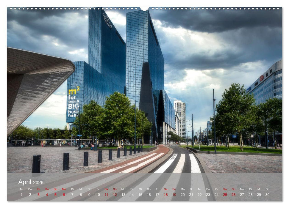 Rotterdam - Die heimliche Hauptstadt der Niederlande (CALVENDO Premium Wandkalender 2026)