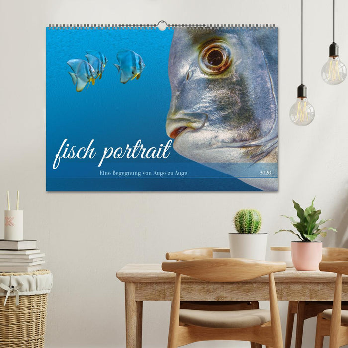 fisch portrait (CALVENDO Wandkalender 2026)