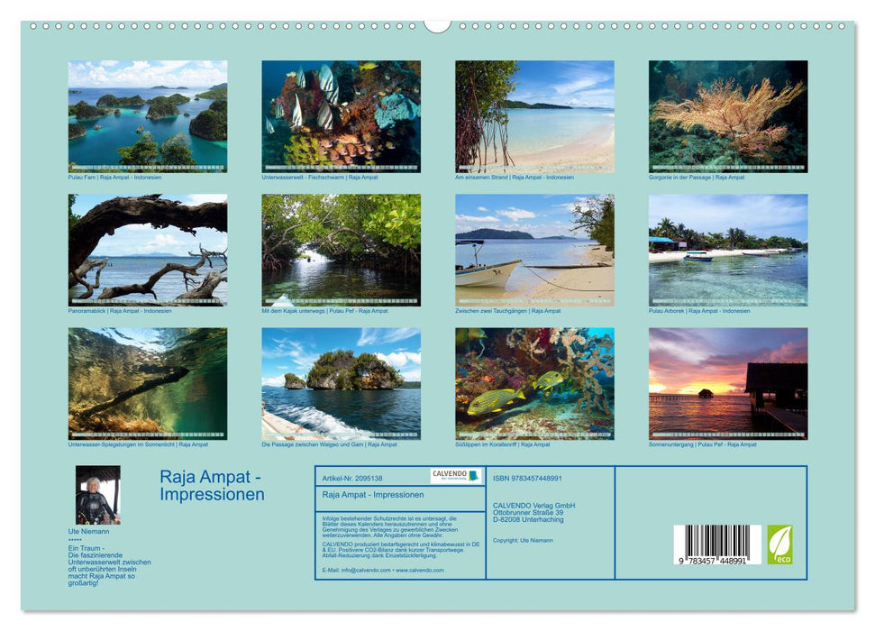Raja Ampat - Impressionen (CALVENDO Premium Wandkalender 2026)