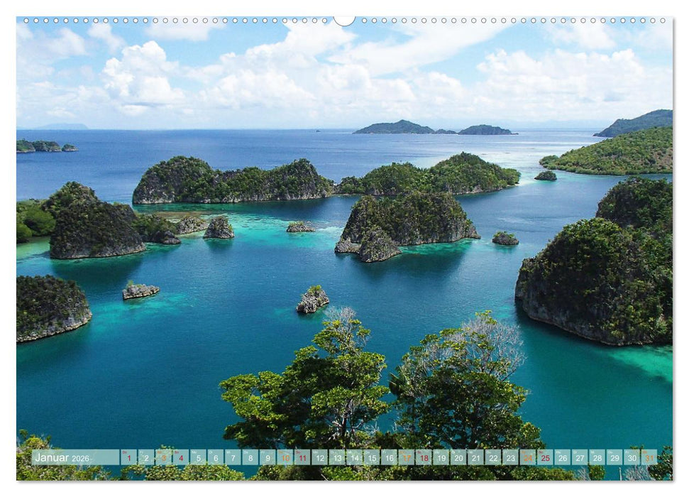 Raja Ampat - Impressionen (CALVENDO Premium Wandkalender 2026)