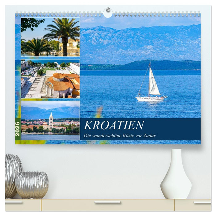 Kroatien Die wunderschöne Küste vor Zadar (CALVENDO Premium Wandkalender 2026)