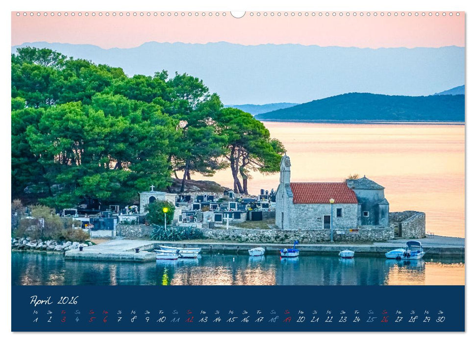 Kroatien Die wunderschöne Küste vor Zadar (CALVENDO Premium Wandkalender 2026)