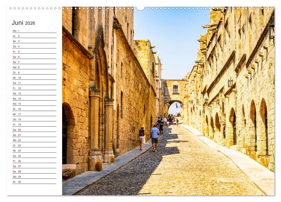 Rhodos - eine Insel zum Verlieben (CALVENDO Premium Wandkalender 2026)