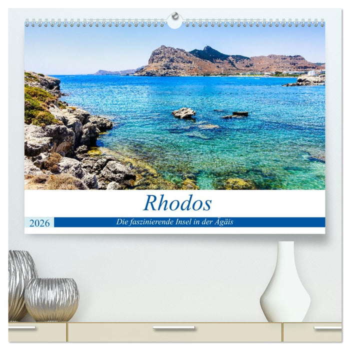 Rhodos - Die faszinierende Insel in der Ägäis (CALVENDO Premium Wandkalender 2026)