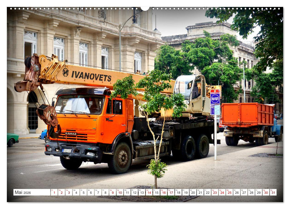 KAMAZ - Die LKW-Ikone der UdSSR auf Kubas Straßen (CALVENDO Wandkalender 2026)