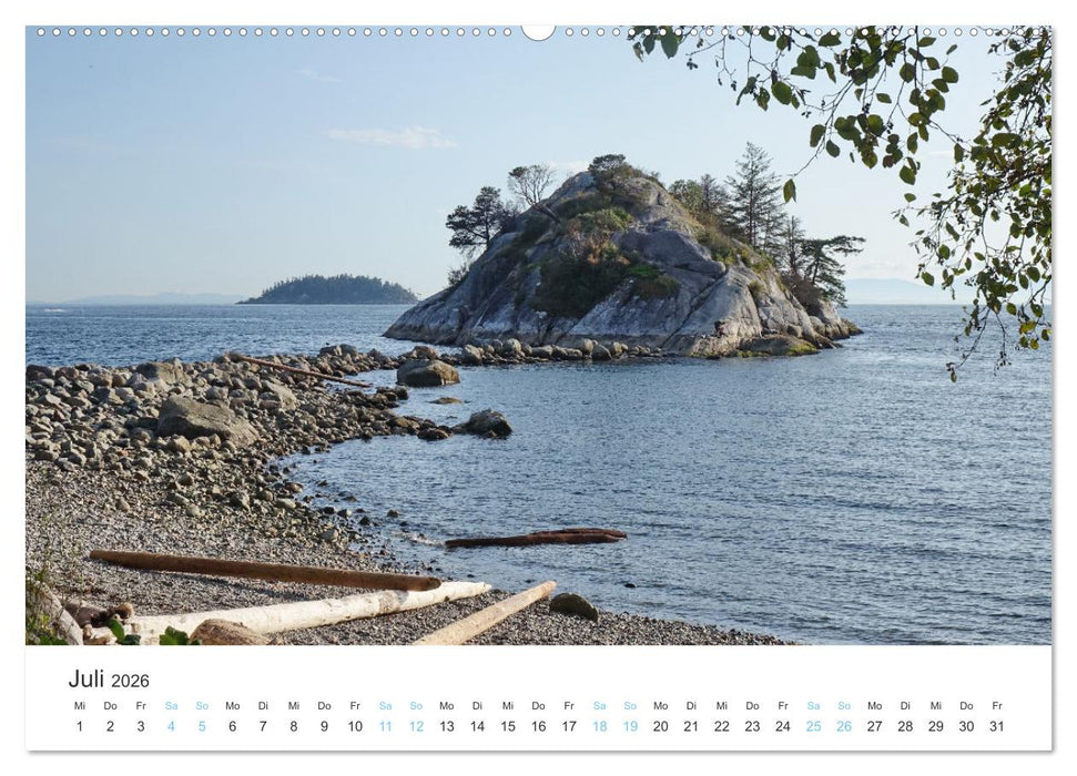 Kanadas Westen - Berge und Wasser (CALVENDO Premium Wandkalender 2026)