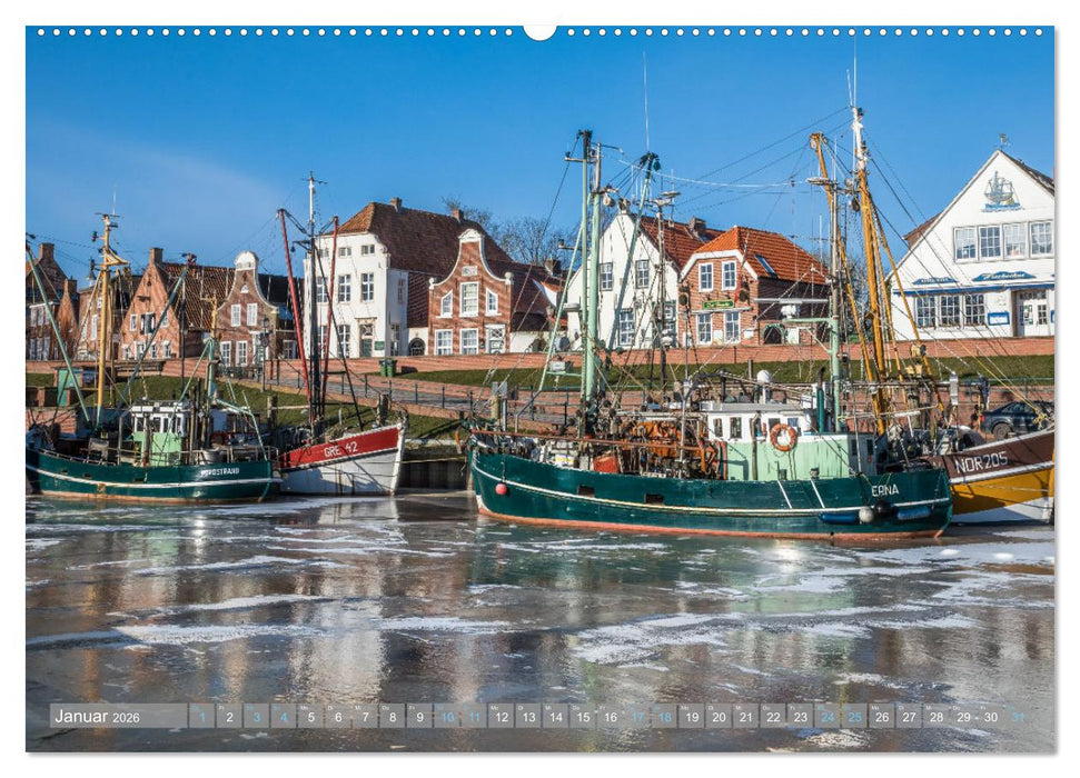 Greetsiel in Ostfriesland (CALVENDO Premium Wandkalender 2026)