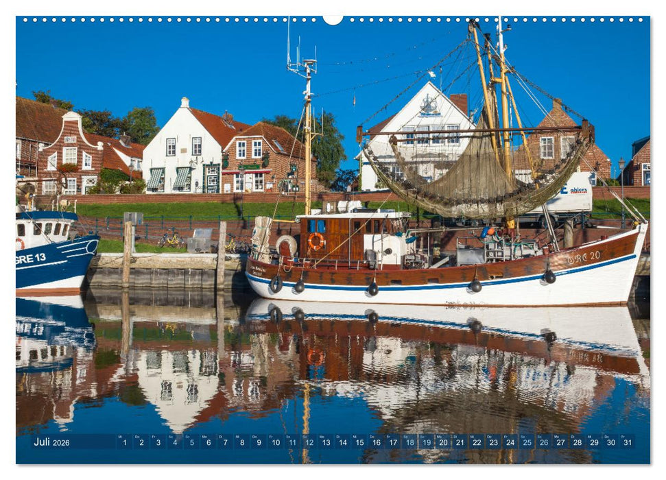 Greetsiel in Ostfriesland (CALVENDO Premium Wandkalender 2026)