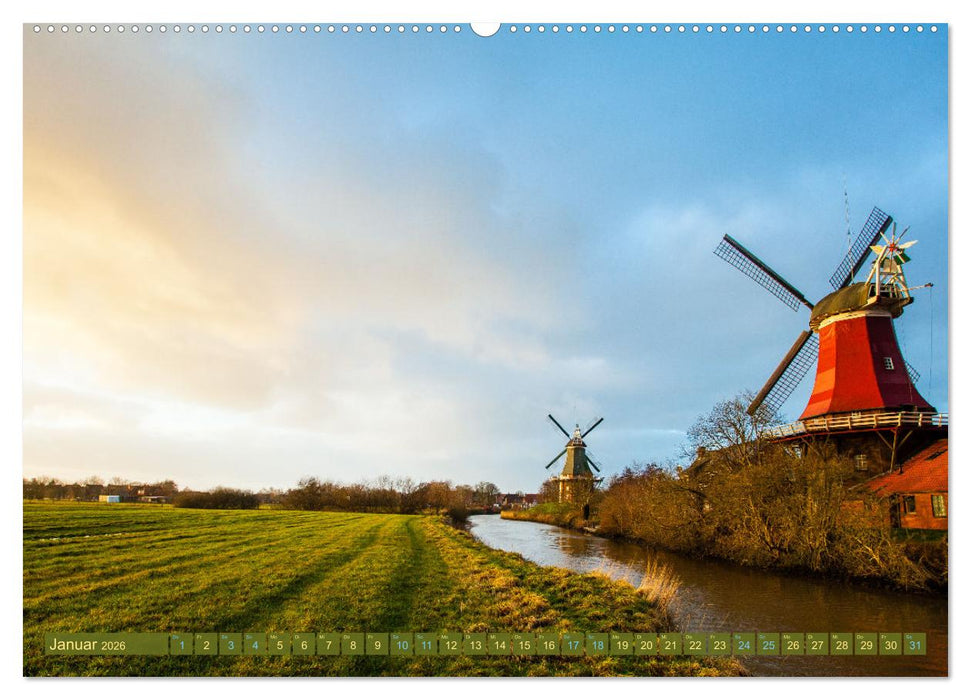 Mein Land, Ostfriesland (CALVENDO Premium Wandkalender 2026)
