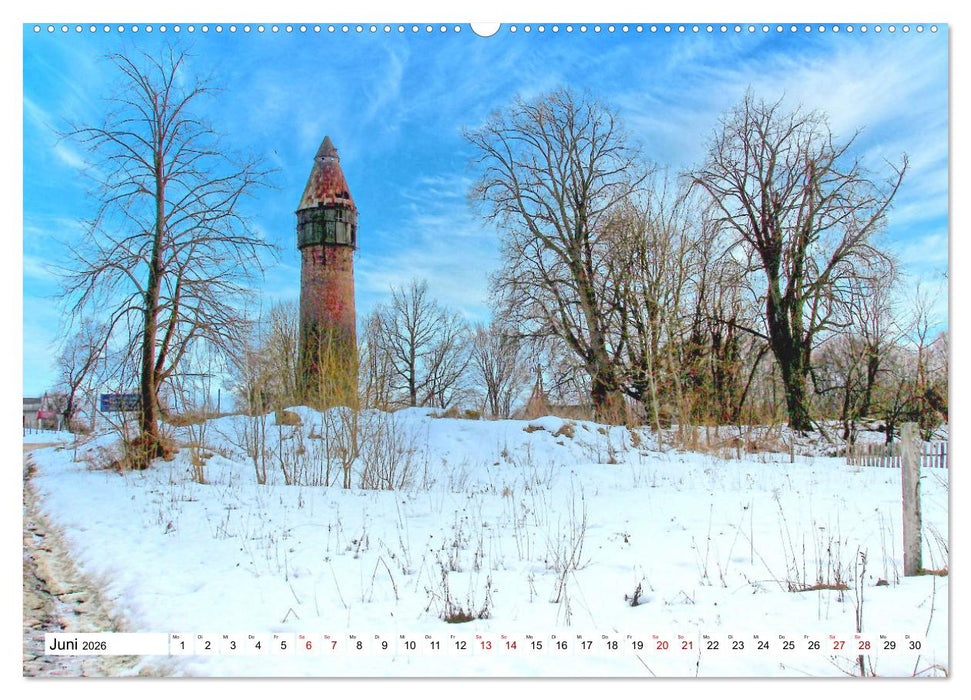 Winter in Ostpreußen - Bilder aus einem eisigen Land (CALVENDO Premium Wandkalender 2026)
