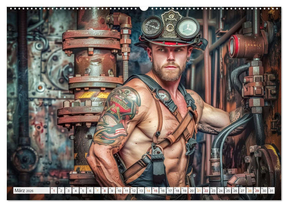 Feuerwehrmänner (CALVENDO Premium Wandkalender 2026)