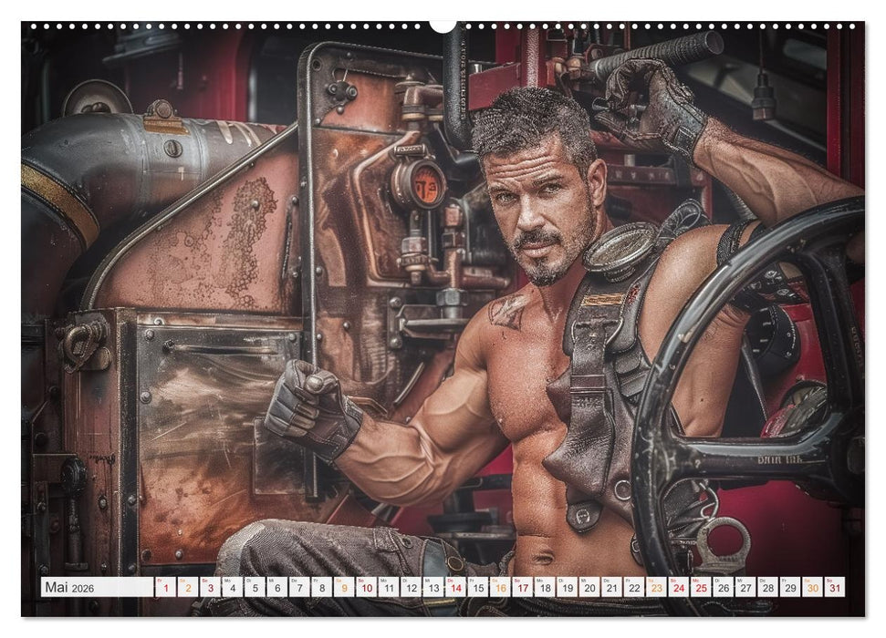 Feuerwehrmänner (CALVENDO Premium Wandkalender 2026)