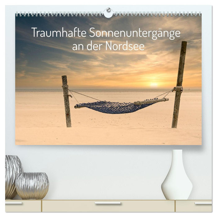 Traumhafte Sonnenuntergänge an der Nordsee (CALVENDO Premium Wandkalender 2026)