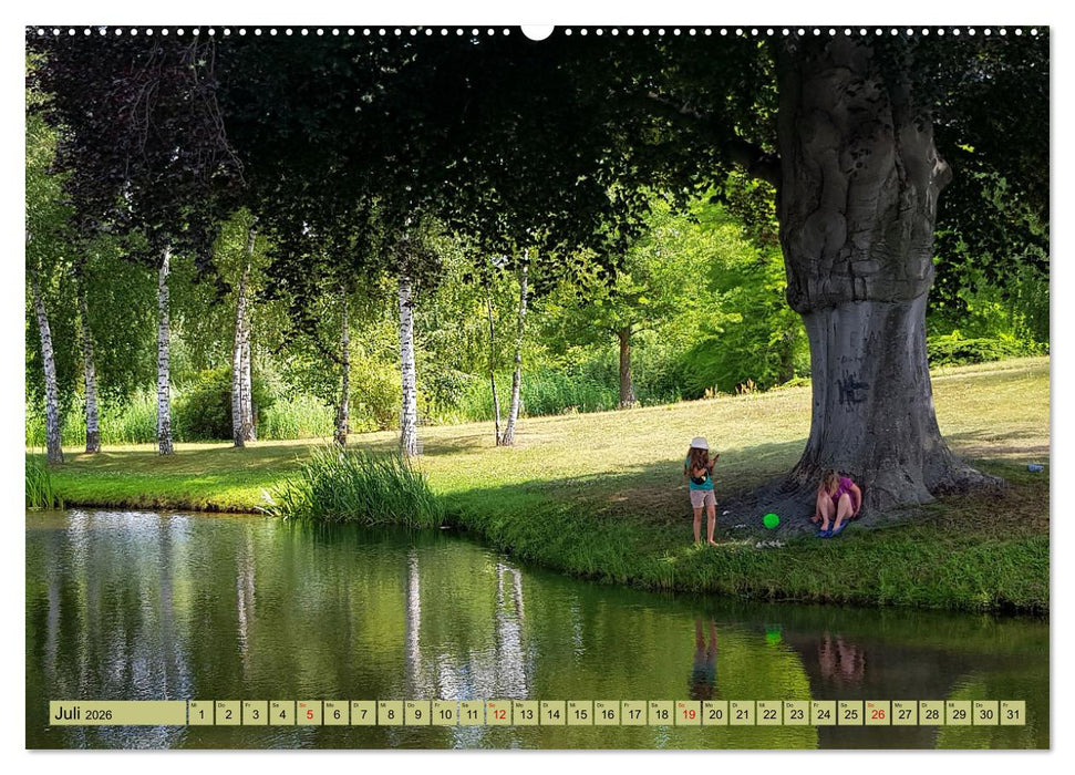 Im Park von Sanssouci - Spaziergang durch die Jahreszeiten (CALVENDO Premium Wandkalender 2026)