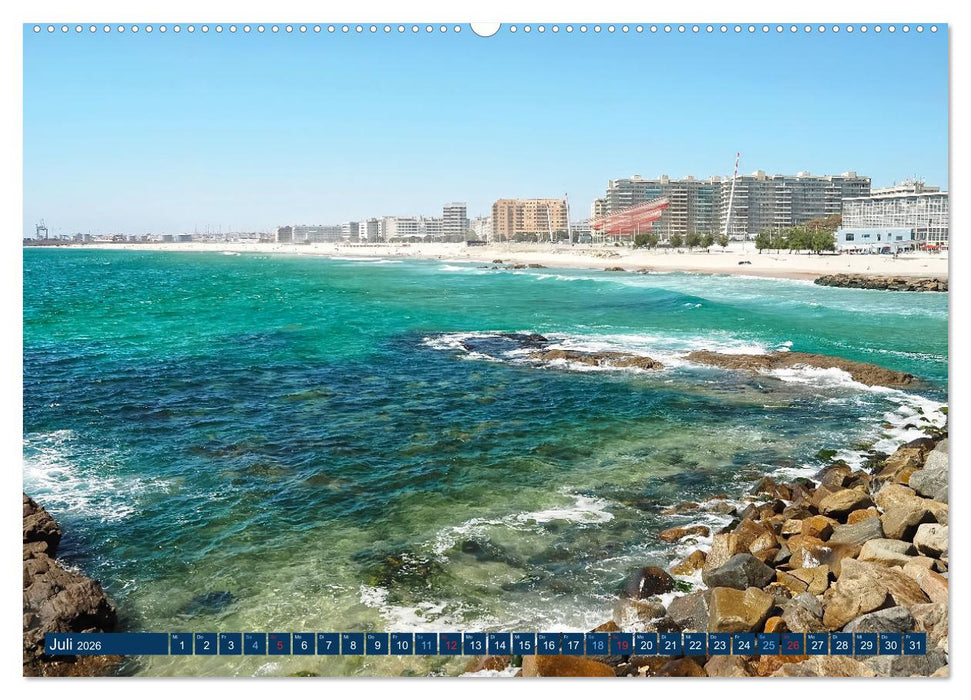 Bom Dia Schönes Porto (CALVENDO Premium Wandkalender 2026)
