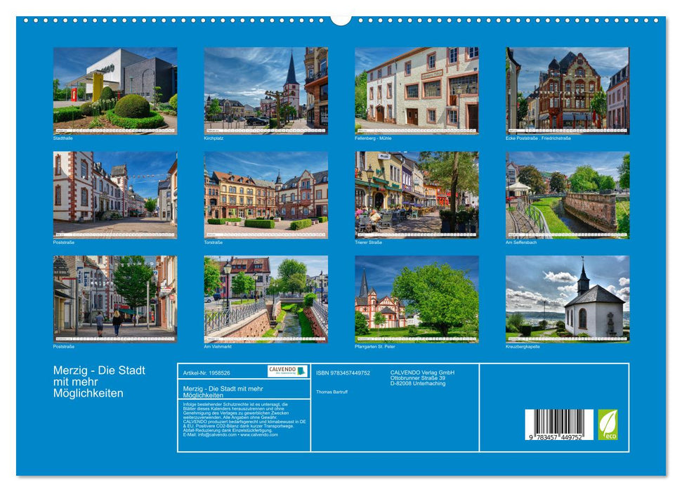 Merzig - Die Stadt mit mehr Möglichkeiten (CALVENDO Premium Wandkalender 2026)